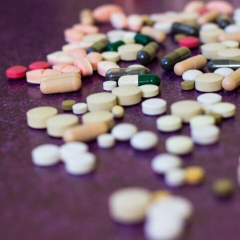 Assorted pills