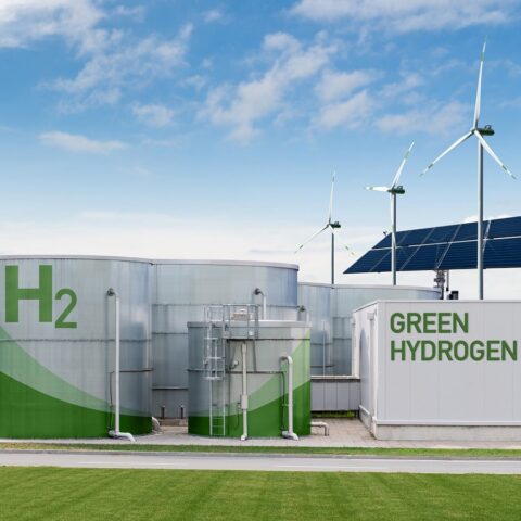 Green Hydrogen facility - producing from renewable sources (iStock)